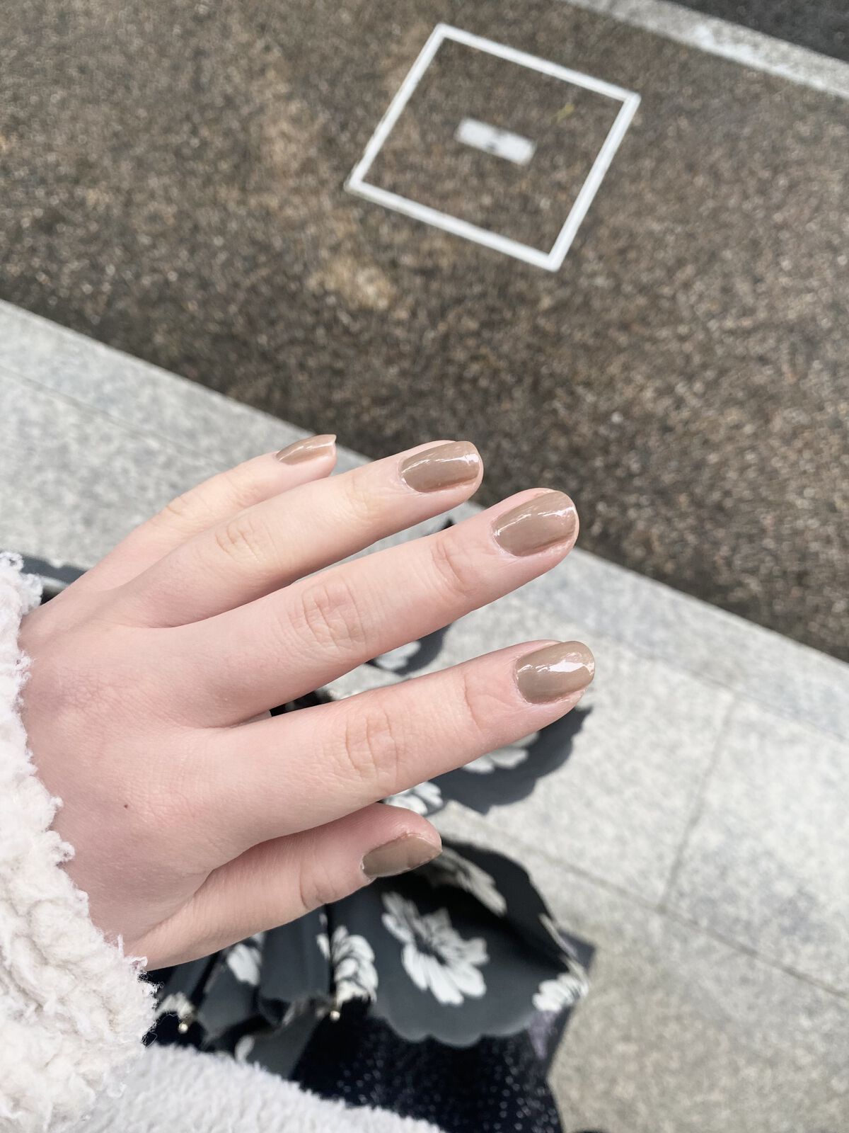 ネイルポリッシュ 11 :ほうじ茶ラテ/sopo/マニキュアを使ったクチコミ（1枚目）