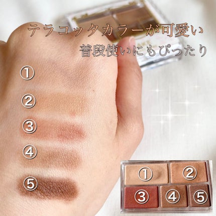 パーフェクトマルチアイズ/キャンメイク/アイシャドウパレットを使ったクチコミ(2枚目)