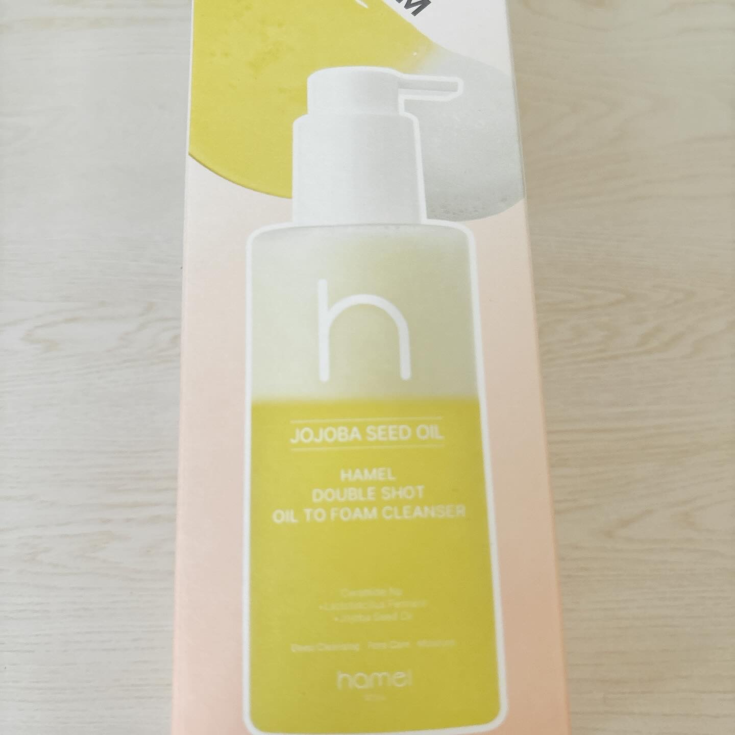 ダブルショットオイルトゥーフォームクレンザー/HAMEL/オイルクレンジングを使ったクチコミ（2枚目）