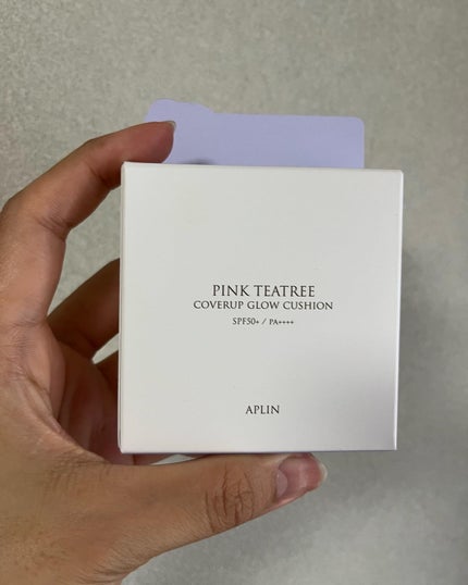 ピンクティーツリーカバーアップグロウクッション/APLIN/クッションファンデーションを使ったクチコミ(3枚目)