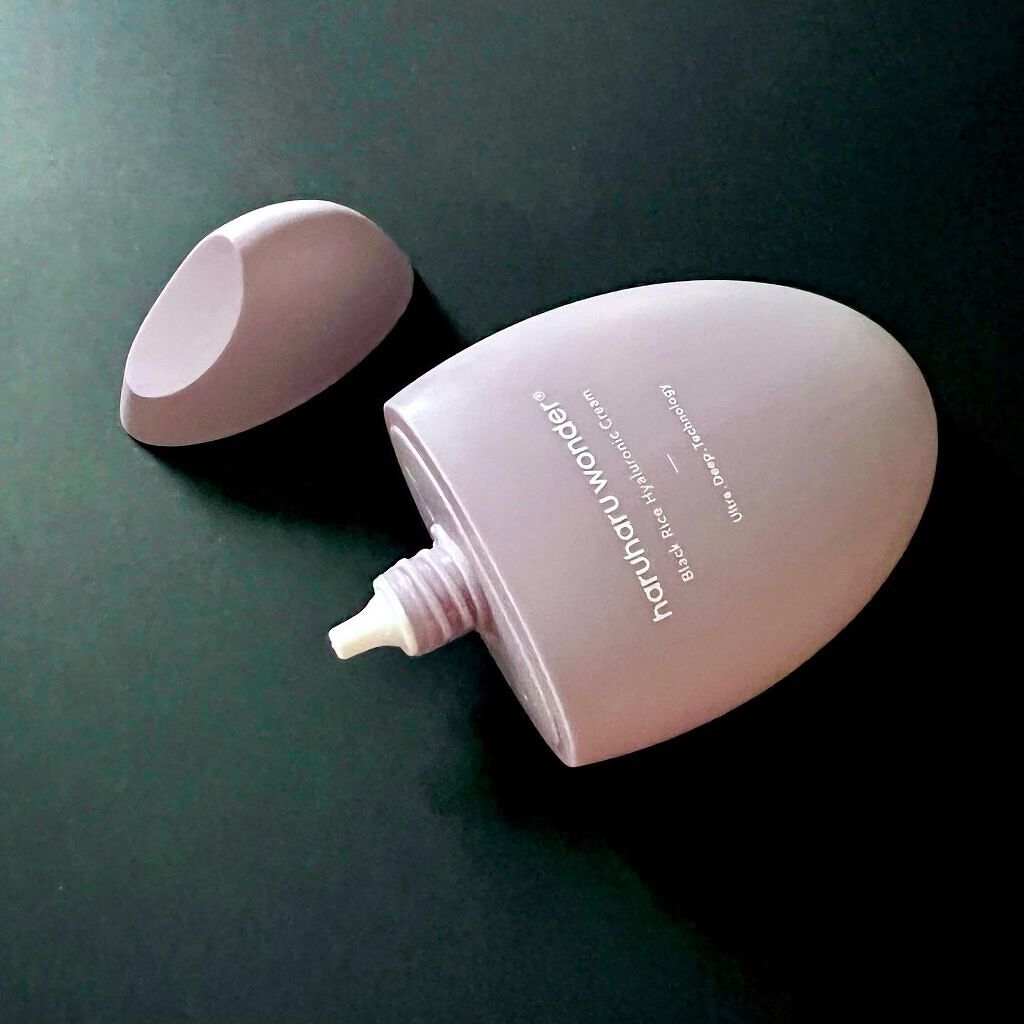 ブラックライスヒアルロニッククリーム/haruharu wonder/フェイスクリームを使ったクチコミ(4枚目)