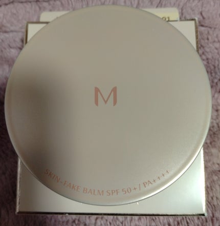 ミシャ M スキンフェイクバーム/MISSHA/クリーム・エマルジョンファンデーションを使ったクチコミ(1枚目)