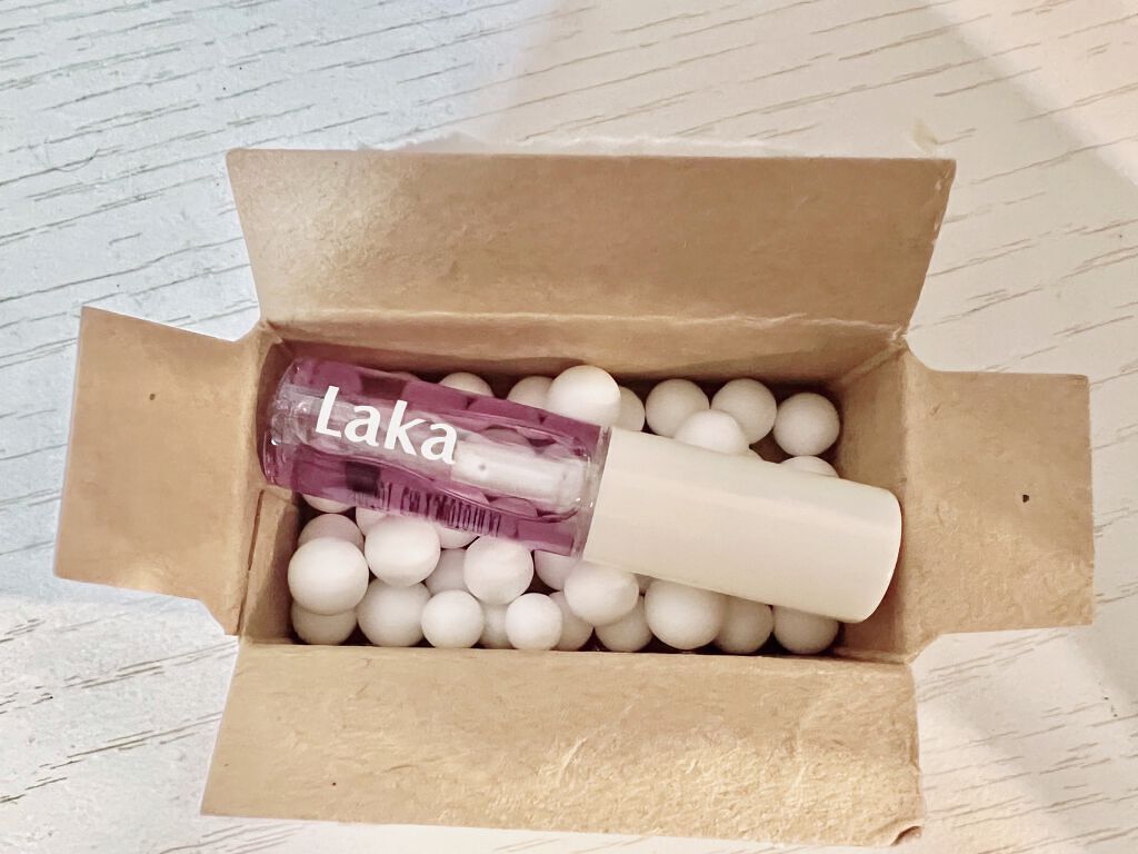 スーパーミニオイルリップ/Laka/リップケアを使ったクチコミ（1枚目）