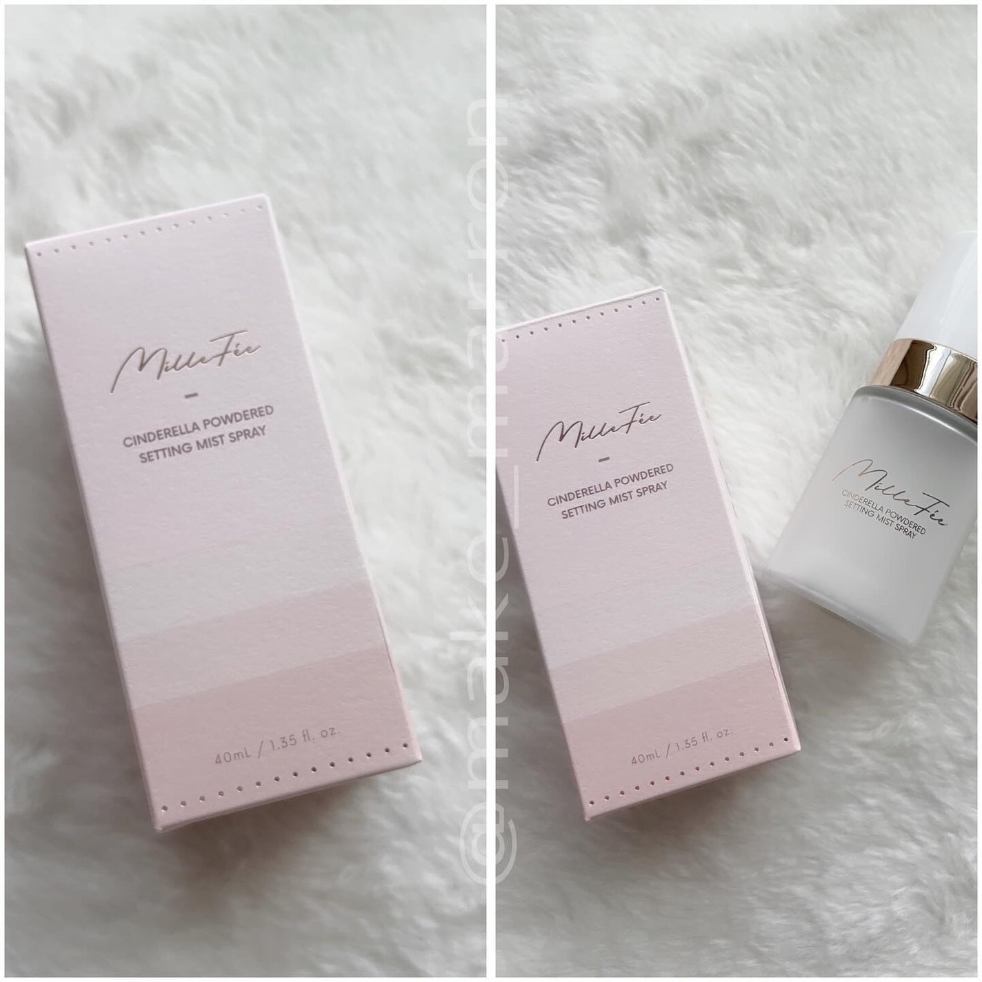 シンデレラパウダリーミスト/MilleFée/フィックスミストを使ったクチコミ(1枚目)