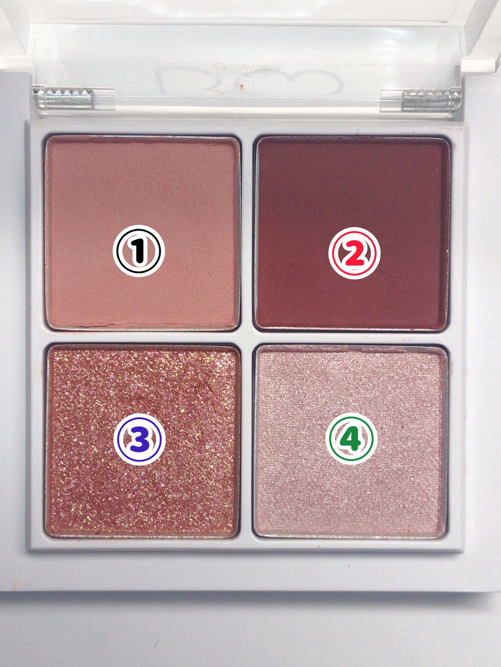 THE アイパレR/b idol/アイシャドウパレットを使ったクチコミ（2枚目）