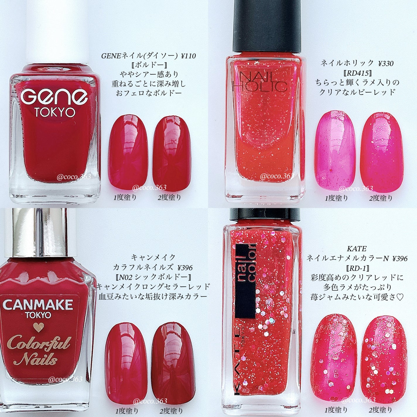 カラフルネイルズ/キャンメイク/マニキュアを使ったクチコミ(4枚目)