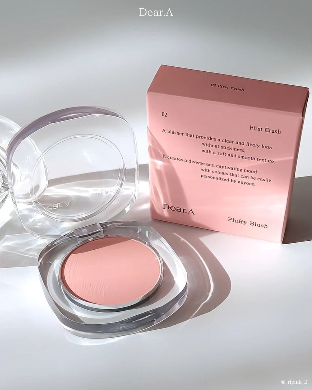 フラッフィーブラッシュ/Dear.A/パウダーチークを使ったクチコミ(3枚目)