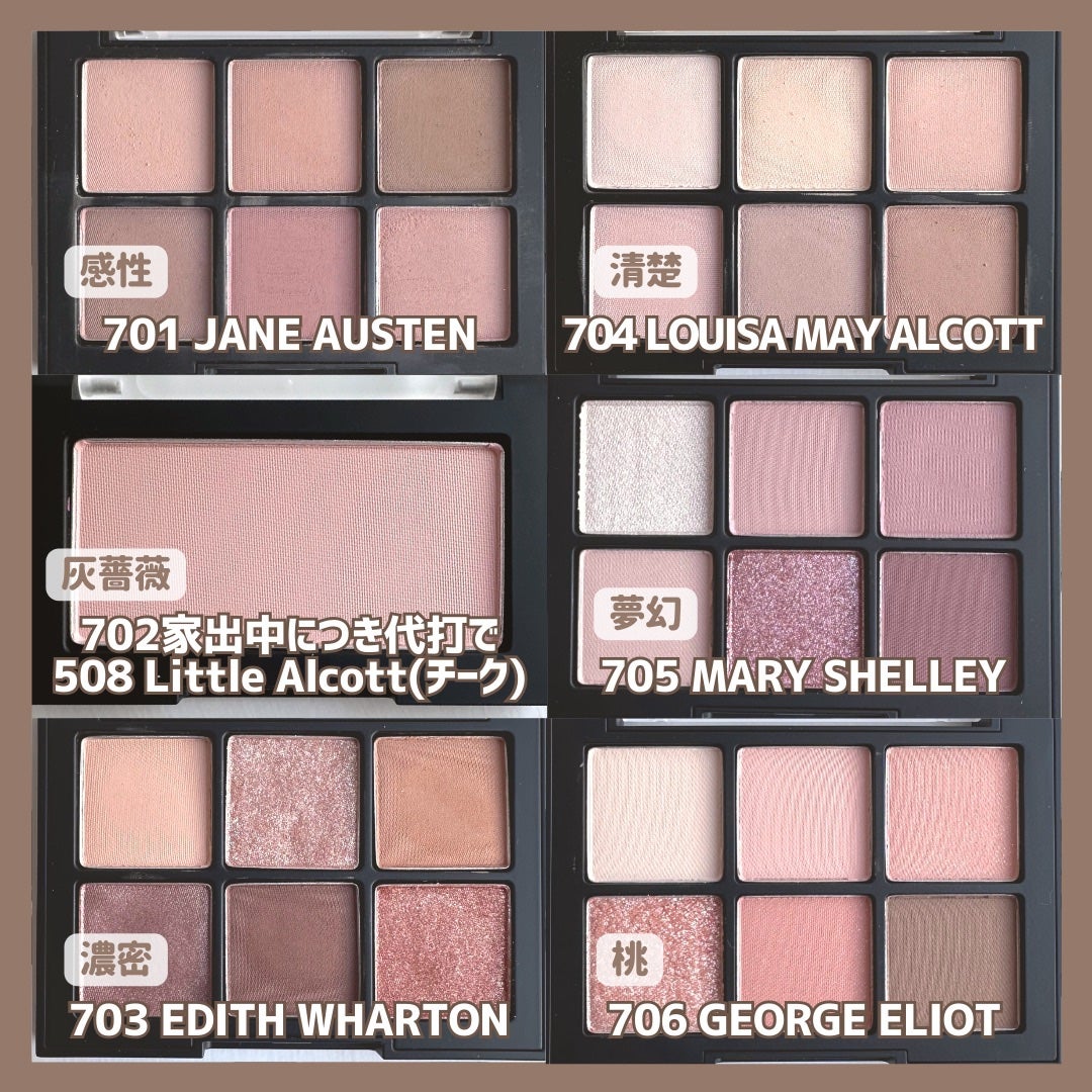 ブラーフィニシュシャドウパレット/Dinto/アイシャドウパレットを使ったクチコミ(6枚目)