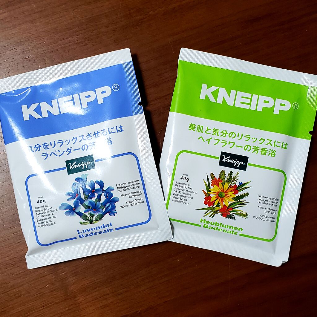 クナイプ バスソルト ヘイフラワーの香り/クナイプ/入浴剤を使ったクチコミ（2枚目）