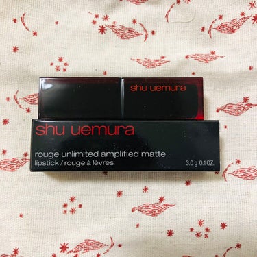 ルージュ アンリミテッド アンプリファイド/shu uemura/口紅を使ったクチコミ（3枚目）