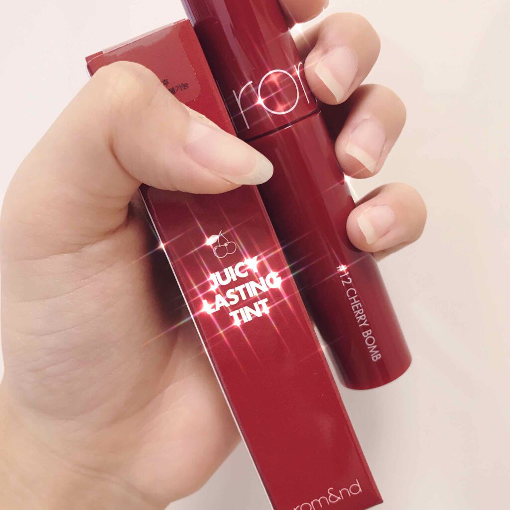 ジューシーラスティングティント/rom&nd/リップティントを使ったクチコミ（1枚目）