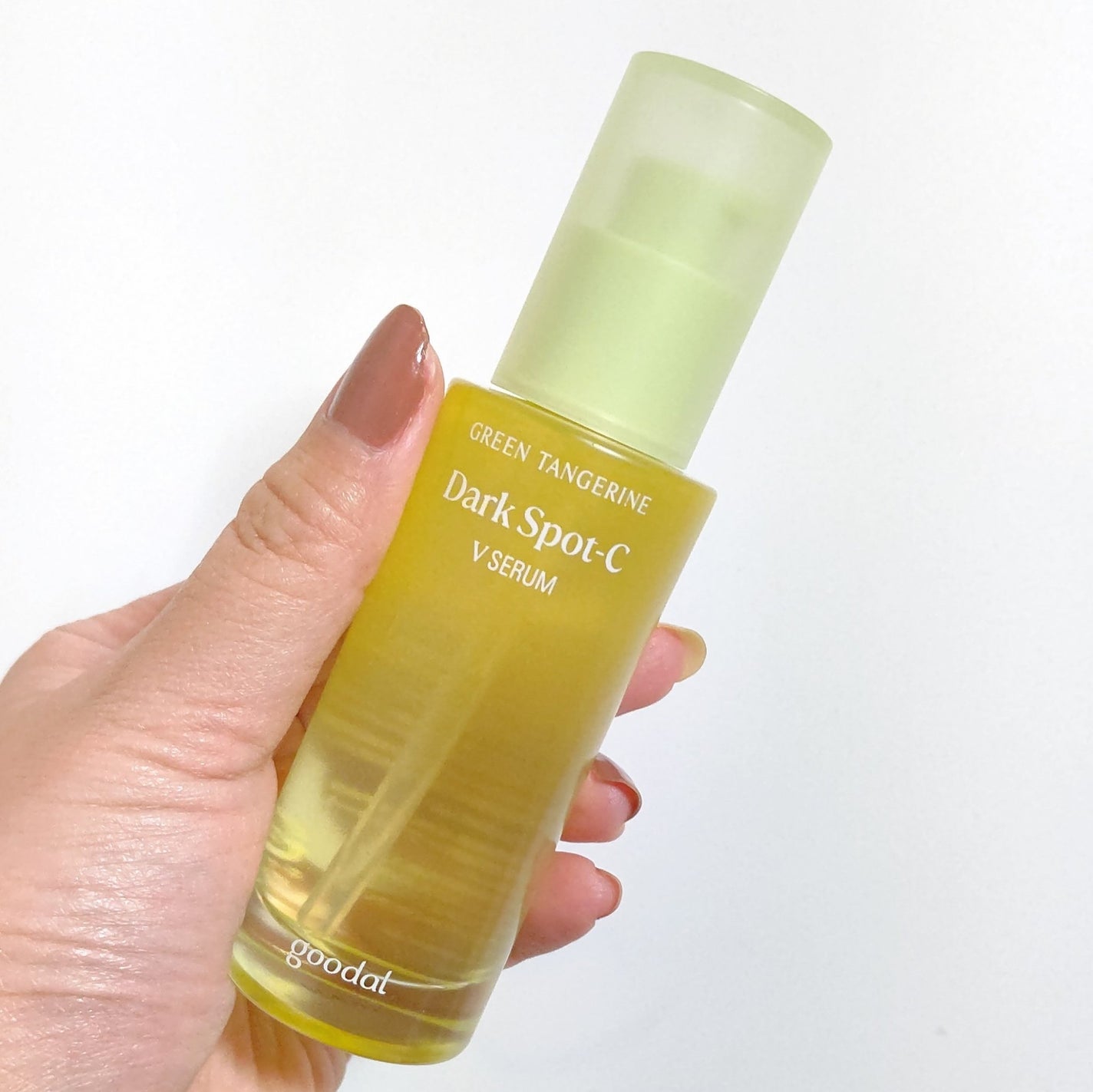 グリーンタンジェリン ビタC ダークスポットケアセラム/goodal/美容液を使ったクチコミ(4枚目)