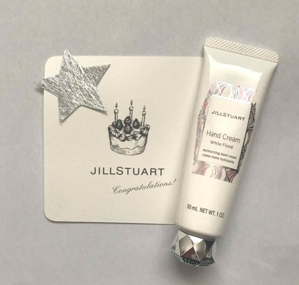 ジルスチュアート ハンドクリーム ホワイトフローラル/JILL STUART/ハンドクリームを使ったクチコミ（3枚目）