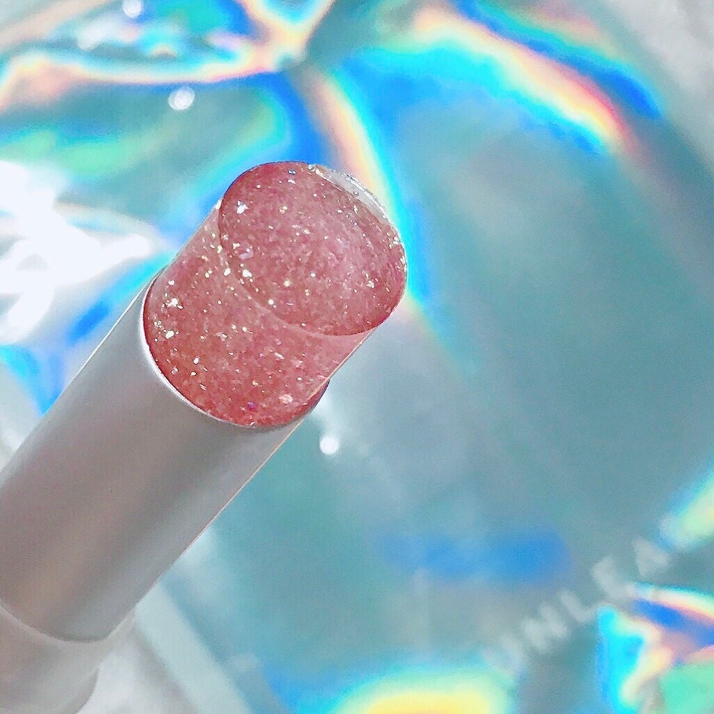 グリッタリーウェブリップバーム/unleashia/リップケアを使ったクチコミ(3枚目)