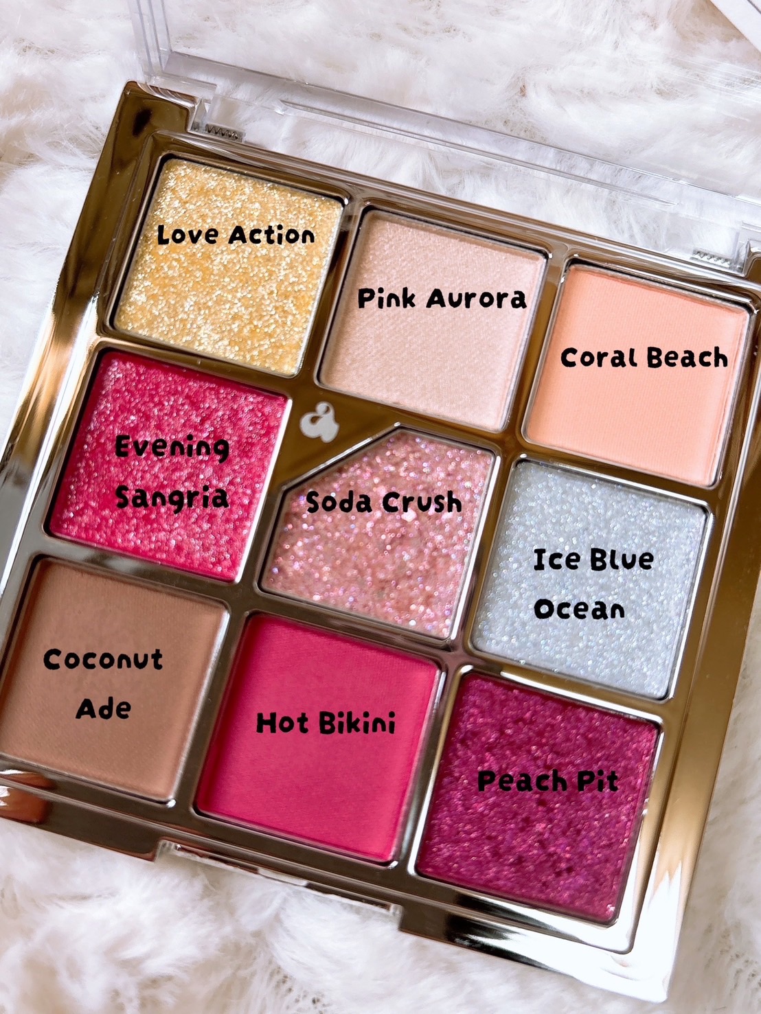 グリッターペディアアイパレット/unleashia/アイシャドウパレットを使ったクチコミ（3枚目）