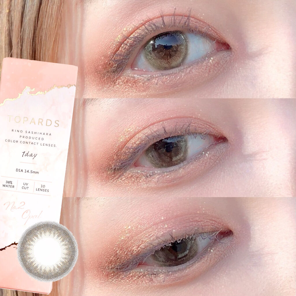 TOPARDS 1day オパール/TOPARDS/ワンデー（１DAY）カラコンを使ったクチコミ（2枚目）