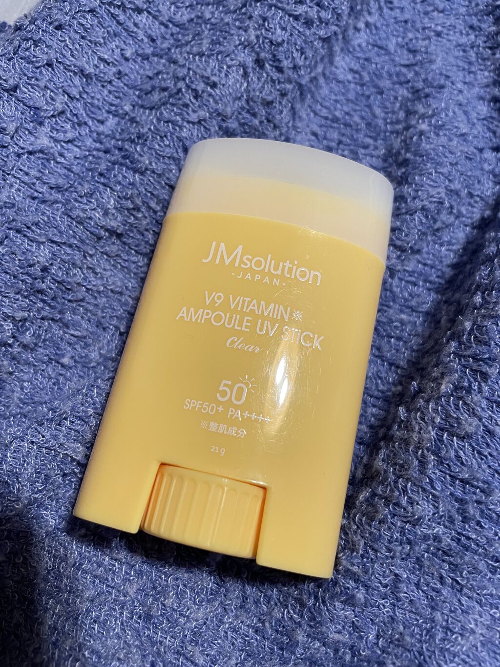 日焼け止めスティック V9ビタミンアンプルスティック CLEAR/JMsolution/日焼け止めスティックを使ったクチコミ（1枚目）