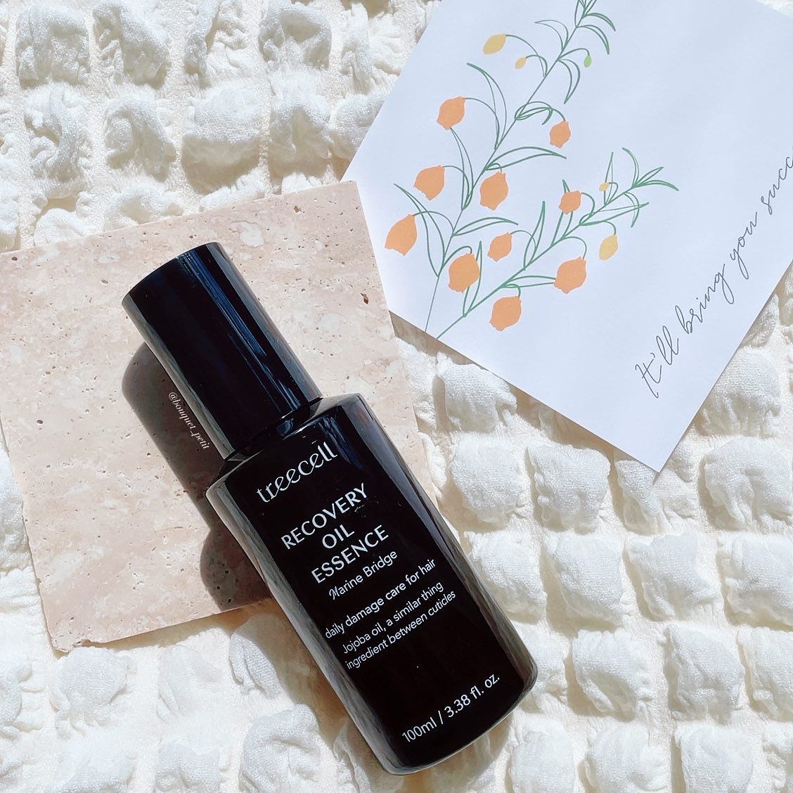 リカバリー オイルエッセンス/treecell/アウトバストリートメントを使ったクチコミ（1枚目）