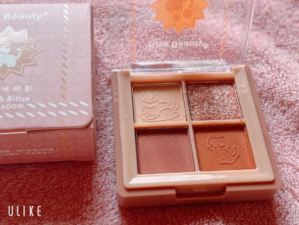 キスビューティーポケットキャットアイシャドウ4色/kiss beauty/アイシャドウパレットを使ったクチコミ(3枚目)
