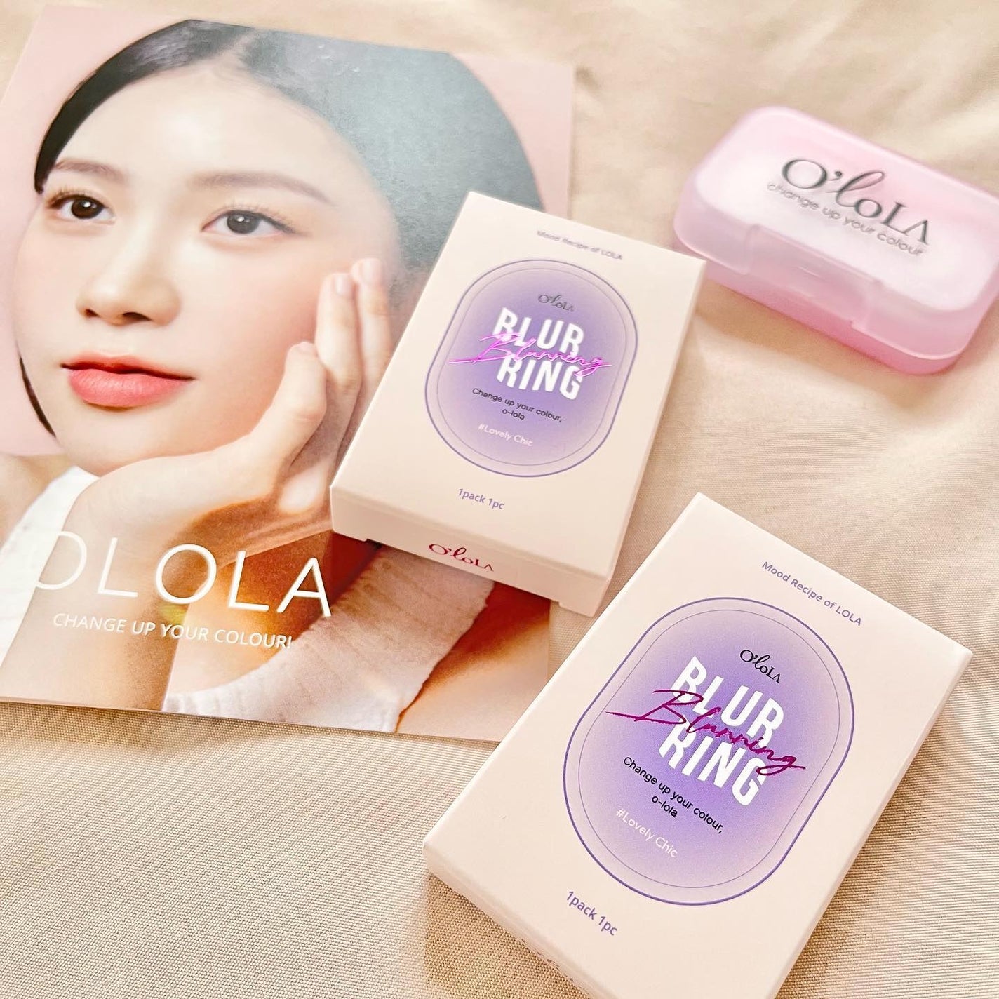 ブラーリング/OLOLA/カラーコンタクトレンズを使ったクチコミ(1枚目)