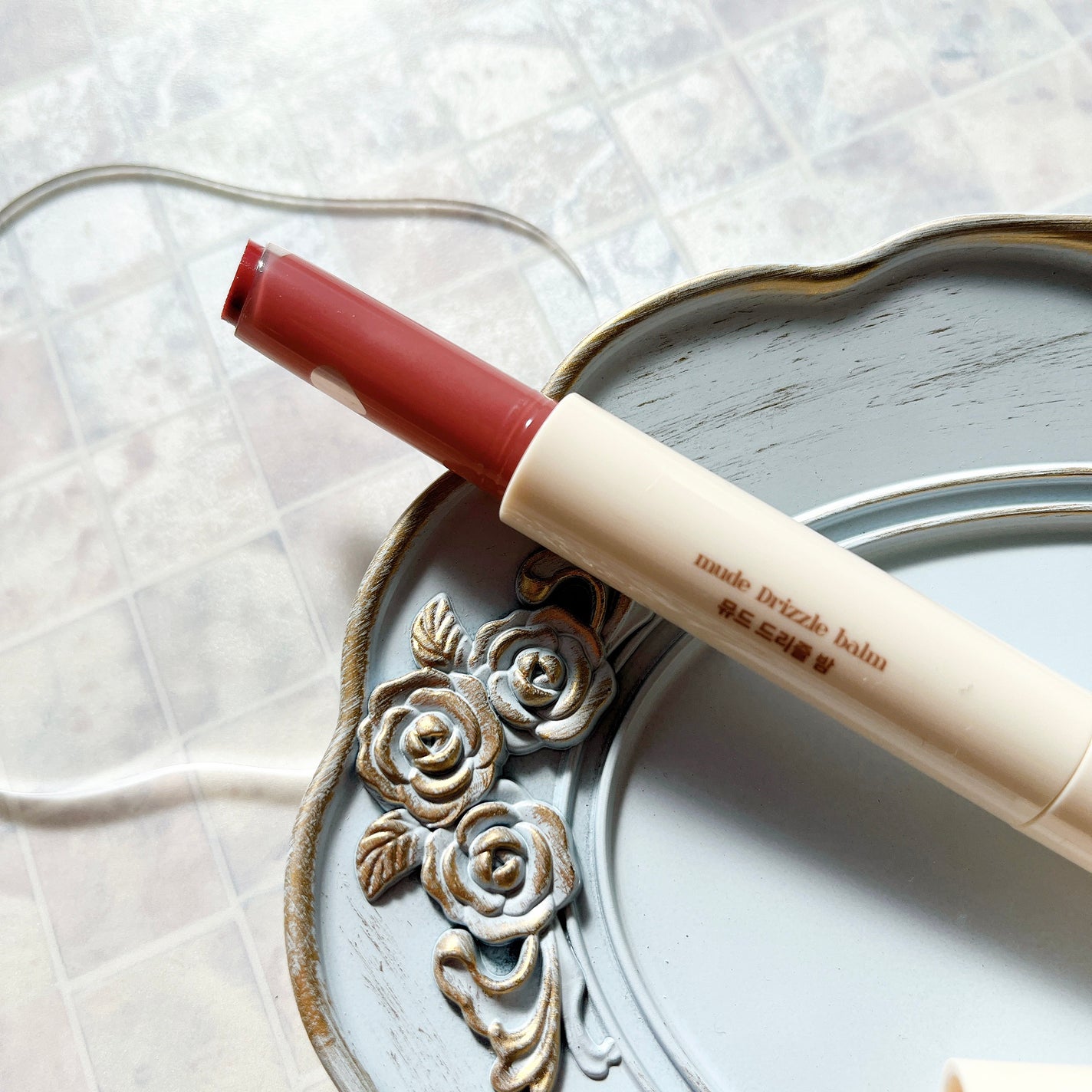 ドリズルバーム/mude./口紅を使ったクチコミ(2枚目)