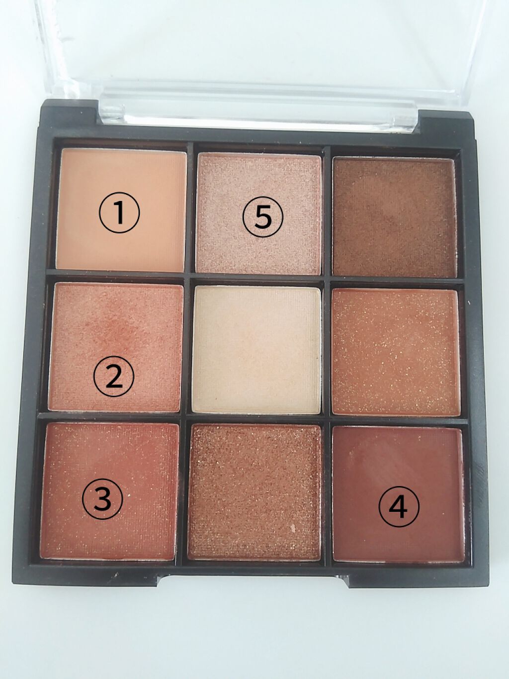 UR GLAM　BLOOMING EYE COLOR PALETTE/U R GLAM/アイシャドウパレットを使ったクチコミ（2枚目）