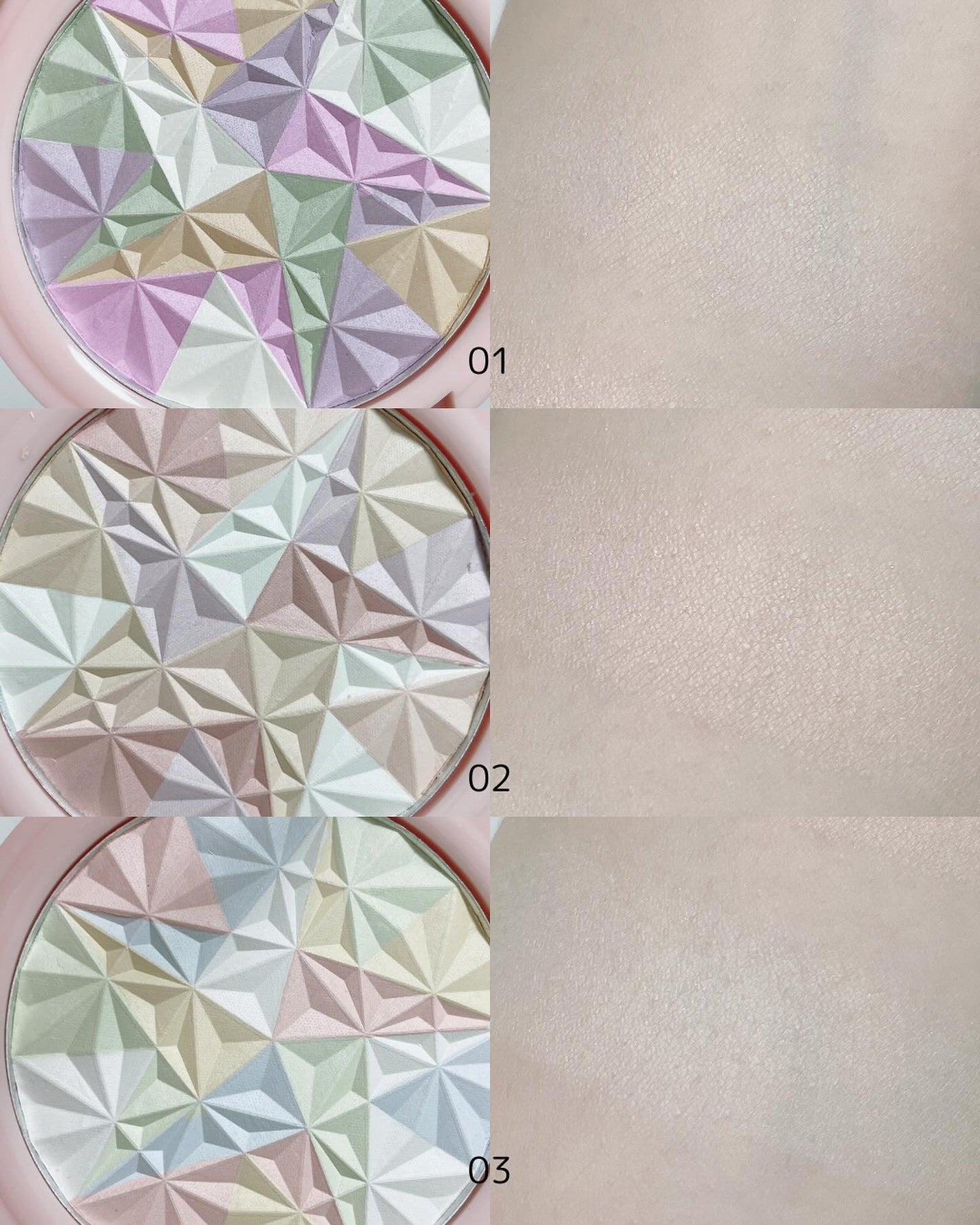 トーンアップフェイスパウダー/Kirei&co./プレストパウダーを使ったクチコミ(3枚目)