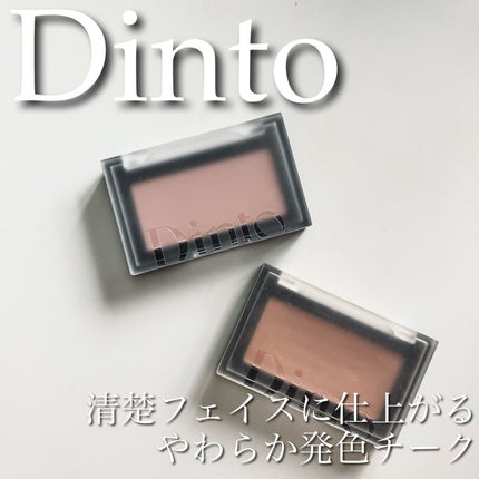 ブラーフィニシュブラッシャー/Dinto/パウダーチークを使ったクチコミ(1枚目)