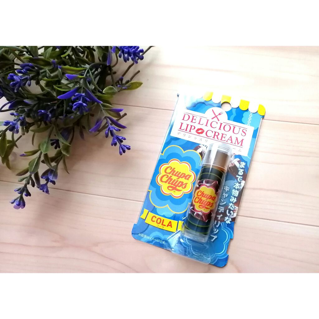デリシャスリップクリーム Chupa Chups（チュッパチャプス）/デリシャスリップクリーム/リップクリームを使ったクチコミ（1枚目）