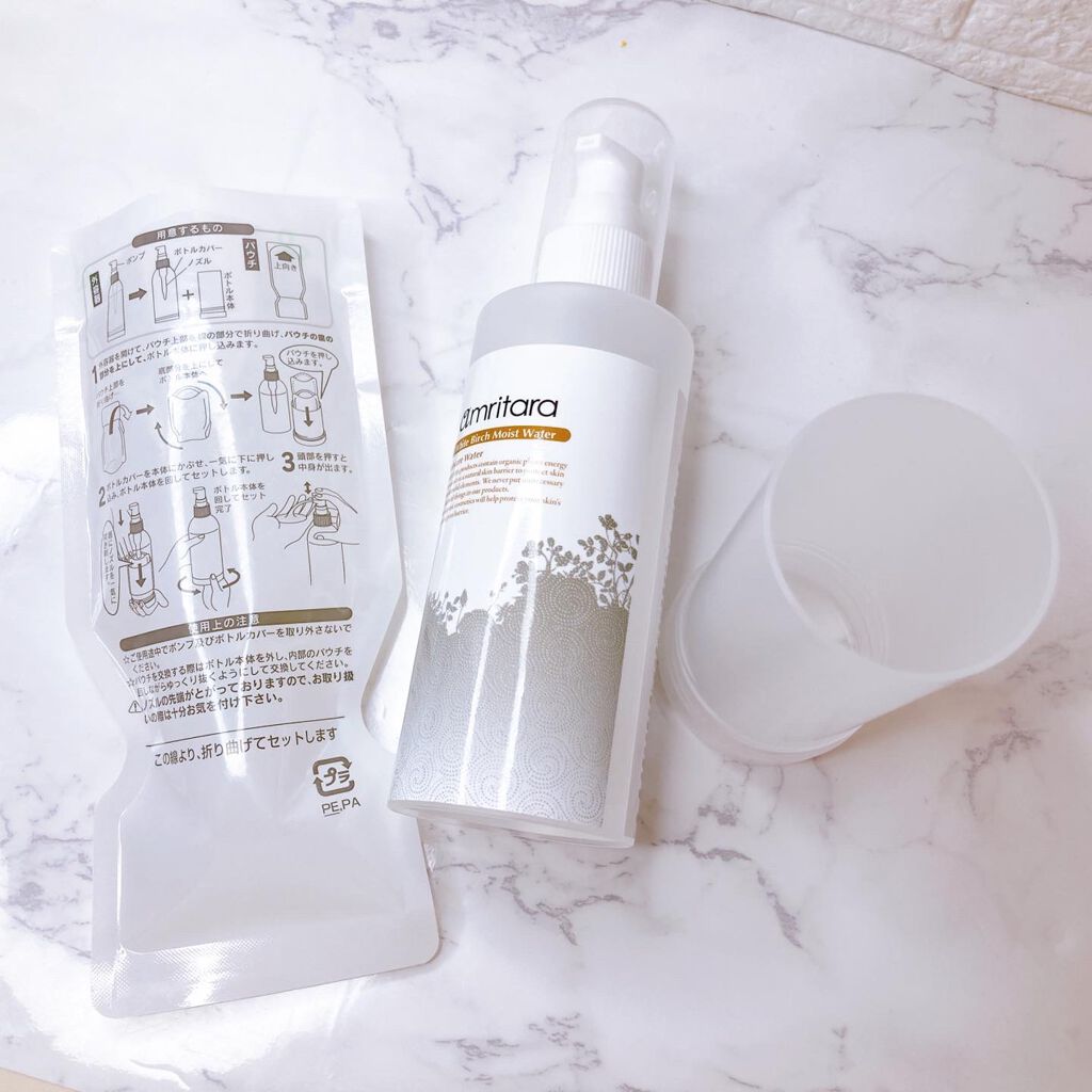 ホワイトバーチモイストウォーター/AMRITARA/化粧水を使ったクチコミ（2枚目）