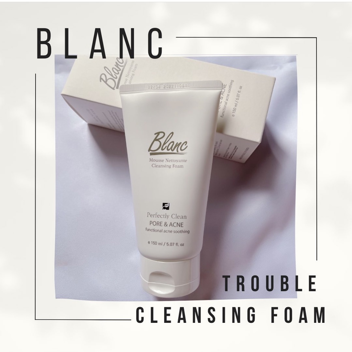ブラン マジックトラブル洗顔のクチコミ「.
.
.
@blancnature_jp 
BLANC トラブルクレンジングフォーム

\ .....」（1枚目）