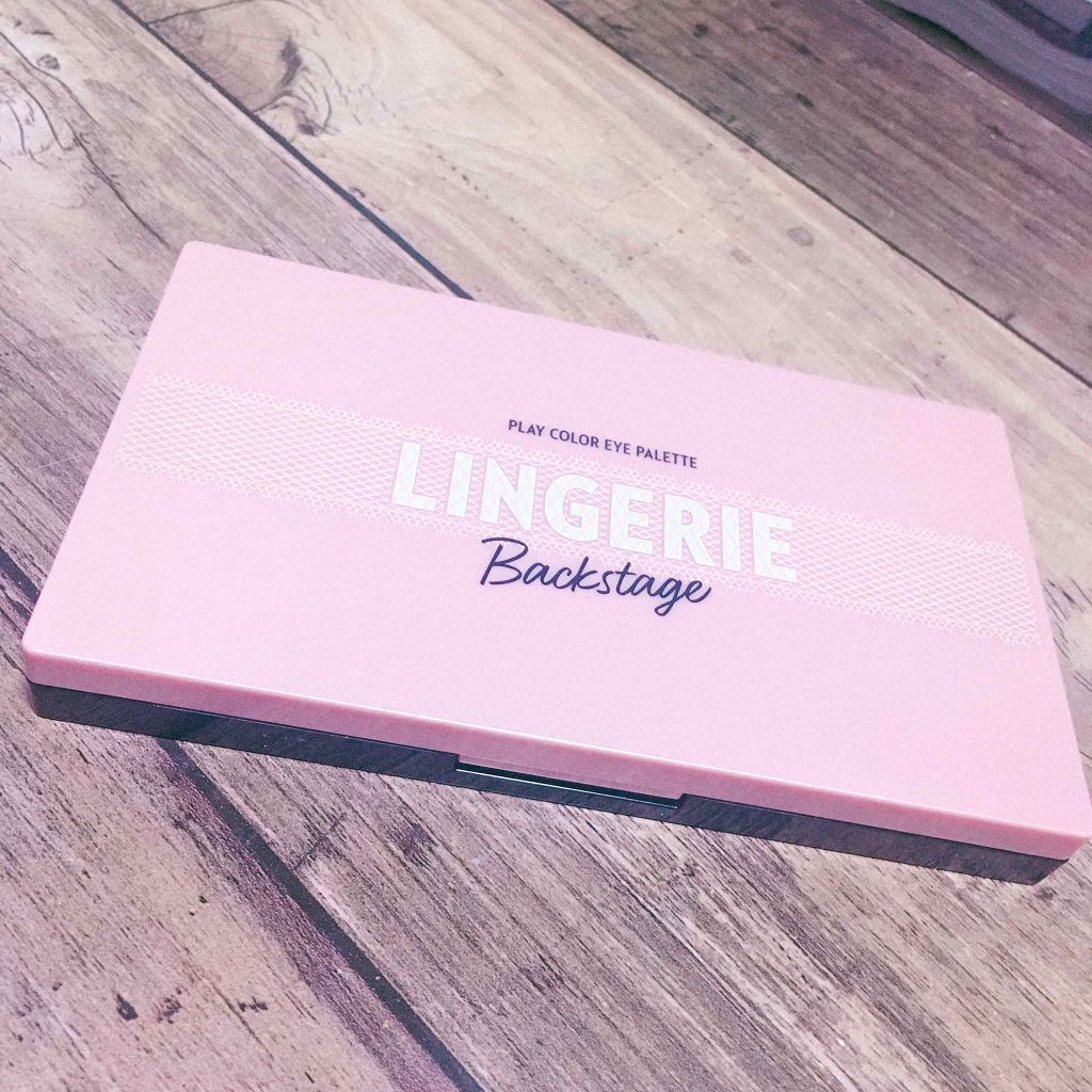 プレイカラーアイパレット ランジェリーバックステージ/ETUDE/アイシャドウパレットを使ったクチコミ(1枚目)
