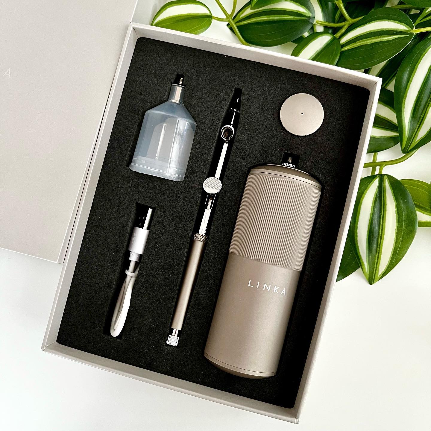 【LINKA】クリスタルミスト(エアスプレー、化粧水、美容液、クリームのセット) LINKA クリスタルミスト （保湿用エアブラシ）