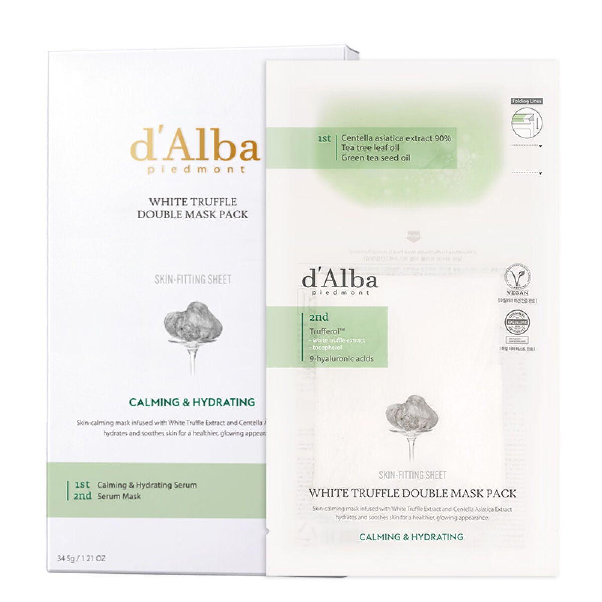 ホワイトトリュフダブルマスクパック(鎮静/保湿) ダルバ