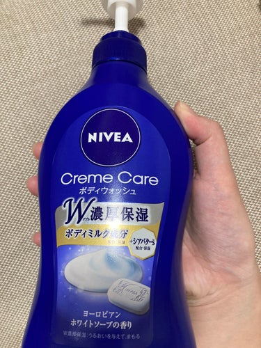 ニベア クリームケア ボディウォッシュ ヨーロピアンホワイトソープの香り 本体 480ml/ニベア/ボディソープを使ったクチコミ（1枚目）