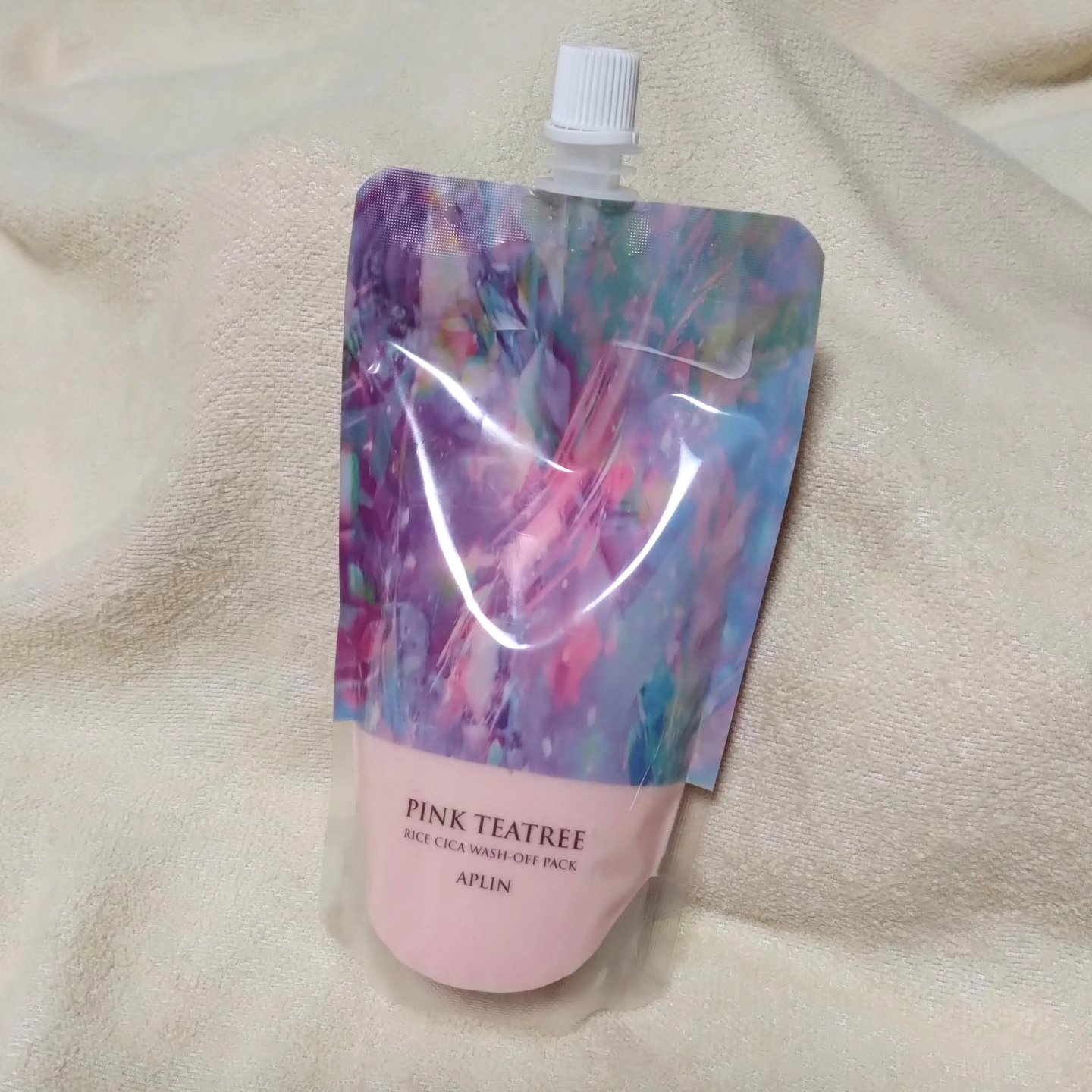 ピンクティーツリーライスシカウォッシュオフパック/APLIN/洗い流すパック・マスクを使ったクチコミ（1枚目）