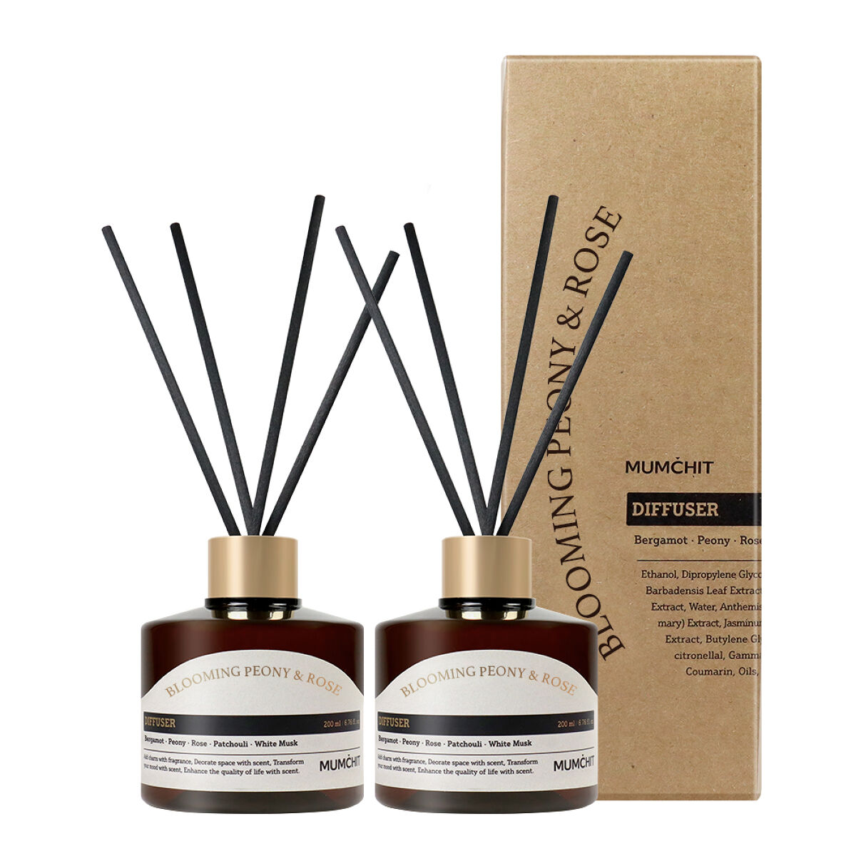 MUMCHIT ニッチパフュームディフューザー ブルーミングピオニー＆ローズ