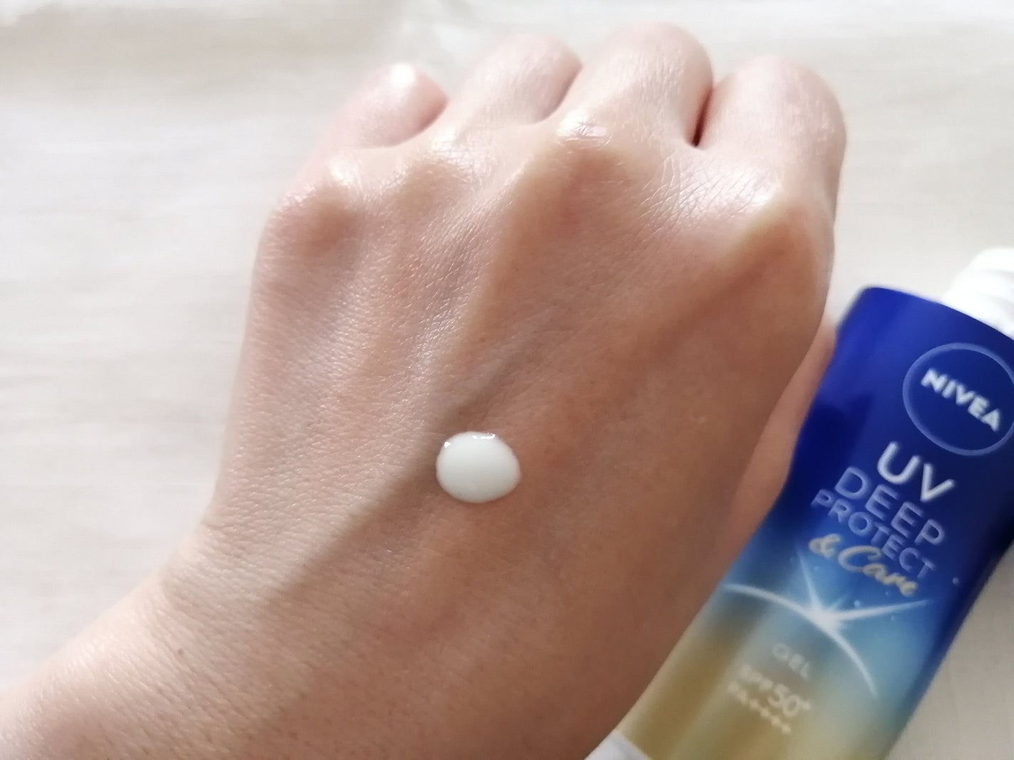 ニベアUV ディープ プロテクト&ケア ジェル/ニベア/日焼け止めジェルを使ったクチコミ(3枚目)