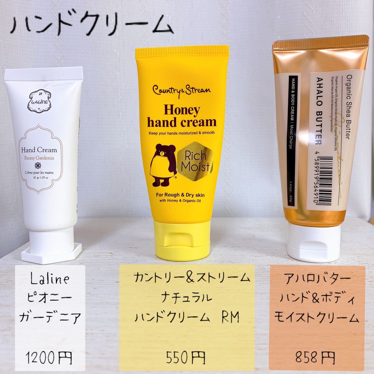 ナチュラルハンドクリーム RM/カントリー&ストリーム/ハンドクリームを使ったクチコミ（1枚目）