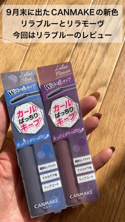 クイックラッシュカーラー LB リラブルー/キャンメイク/マスカラ下地を使ったクチコミ(2枚目)