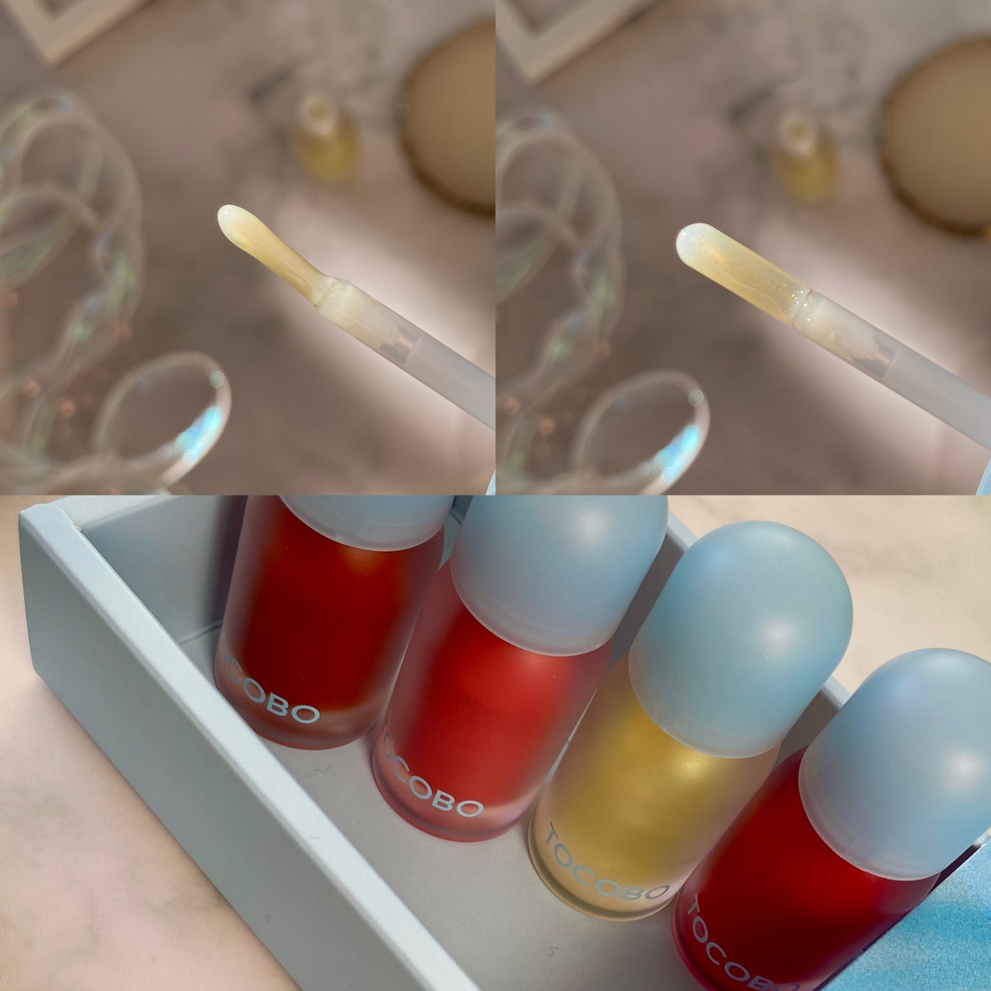 ジューシーベリープランピングリップオイル/TOCOBO/リップグロスを使ったクチコミ(8枚目)