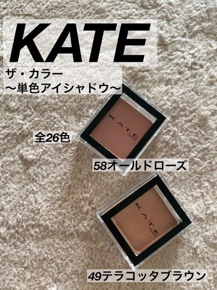 ケイト ザ アイカラー/KATE/単色アイシャドウを使ったクチコミ(1枚目)