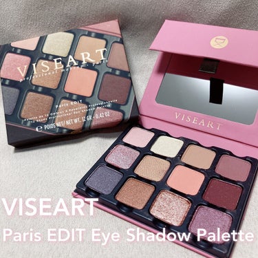 Paris EDIT Eye Shadow Palette/VISEART/パウダーアイシャドウを使ったクチコミ（1枚目）