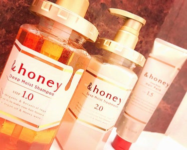 ディープモイスト シャンプー1.0／ヘアトリートメント2.0/&honey/シャンプー・コンディショナーを使ったクチコミ（1枚目）