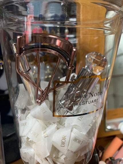 ディスプレイケース 円柱型/セリア/その他を使ったクチコミ(2枚目)