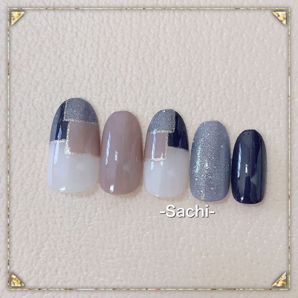 ミニネイルアートブラシ Daisoを使った口コミ ダイソーポリッシュだけで出来るブロックネイ By Sachi 乾燥肌 Lips