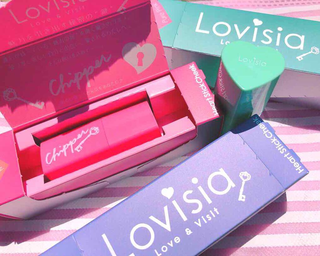 HEART STICK CHEEK/ラヴィジア/ジェル・クリームチークを使ったクチコミ(4枚目)