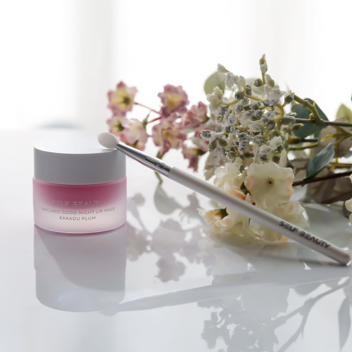 ユニコーングッドナイトリップマスク カカドゥプラム/SELF BEAUTY/リップマスクを使ったクチコミ(6枚目)