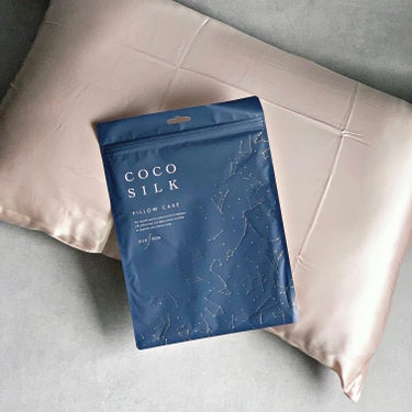 COCOSILK シルク枕カバーのクチコミ「𝑪𝑶𝑪𝑶𝑺𝑰𝑳𝑲
☑︎ 𝑷𝑰𝑳𝑳𝑶𝑾 𝑪𝑨𝑺𝑬
　両面シルク（19匁）ファスナータイプ
　43.....」（3枚目）