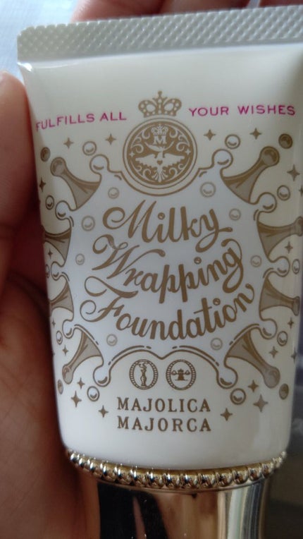 ミルキーラッピングファンデ 02 ベージュ/MAJOLICA MAJORCA/リキッドファンデーションを使ったクチコミ(1枚目)